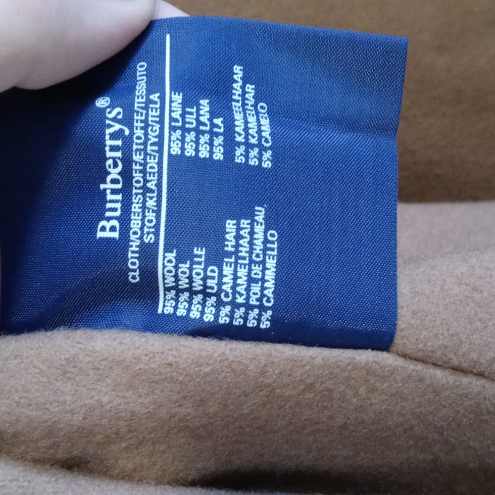 💎VTG Burberry💎 - Men's Classic Trench Coat w/Removeable Wool/Camel Hair Lining - Picture 15 of 16